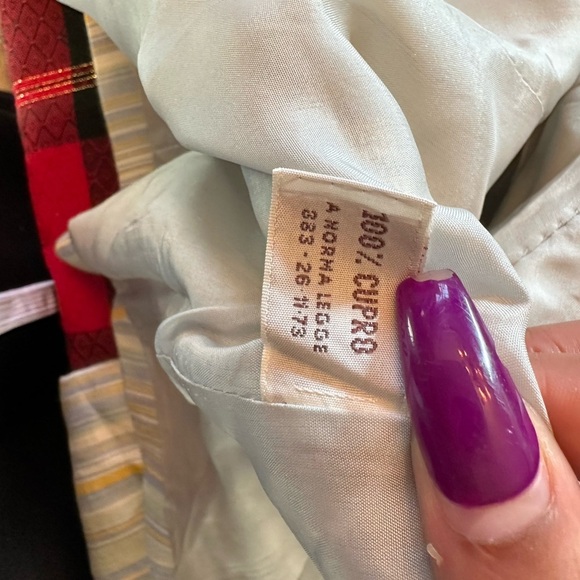 VINTAGE Salvatore Ferragamo 100% Linen Striped Skirt Set Multicolored Sz 10 - Picture 9 of 9